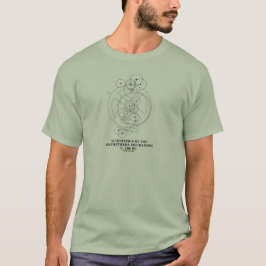 Schema van het Antikythera-mechanisme (diagram) T-shirt