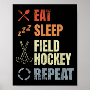 Schema veldhockey buitensporten poster