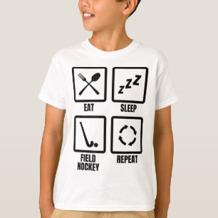 Schema veldhockey workout t-shirt