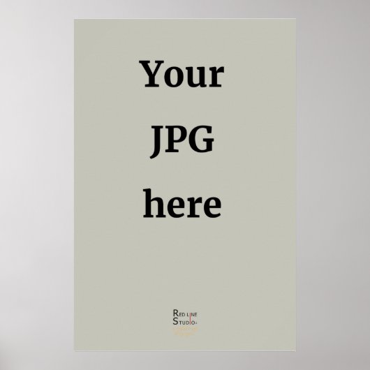 Schema voor 24x36 afdrukken poster (Voorkant)