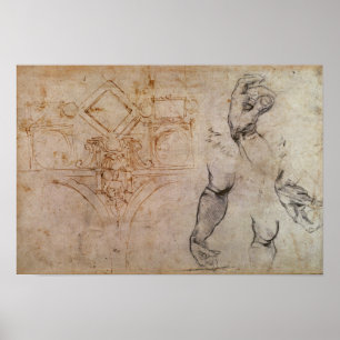 Schema voor het plafond van de zustpijpleiding, c. poster