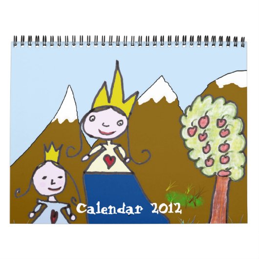 Schema voor kindertekeningen 2012 kalender (Hoes)