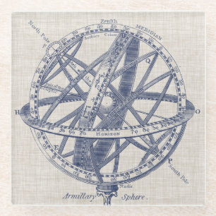 Schema voor millary Sphere Glazen Onderzetter