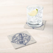 Schema voor millary Sphere Vierkante Kartonnen Onderzetter (Insitu)