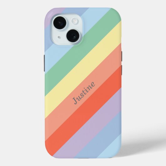 Schema voor regenboogstraal Case-Mate iPhone case (Achterkant)