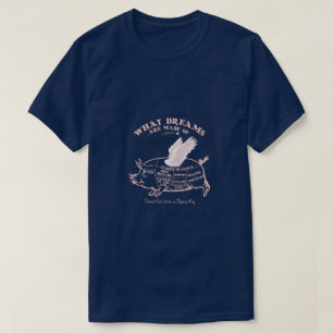 Schema voor vliegende varkens t-shirt