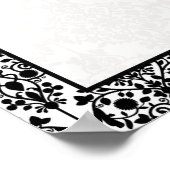 Schema voor zwarte en witte beelden poster (Hoek)