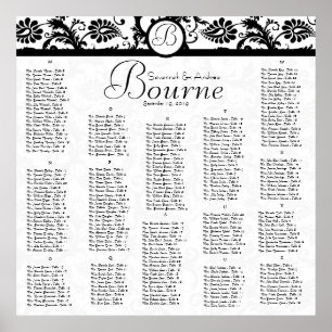 Schema voor zwarte en witte beelden poster