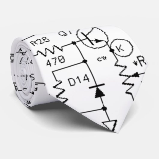 Schematica Stropdas (Opgerold)