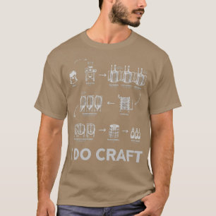 Schematische Breukcadeautjes voor brouwerijen van  T-shirt