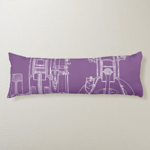 Schematische ingenieursinrichting vroegtijdige gas lichaamskussen