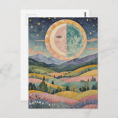 schemerheuvel briefkaart (Voorkant / Achterkant)