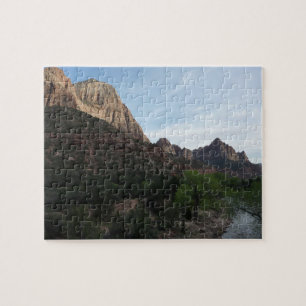 Schemering bij Canyon Junction in Zion National Pa Legpuzzel