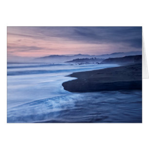 Schemering bij Moonstone Beach