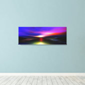 schemering canvas afdruk (Insitu (Houten vloer))