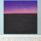 Schemering canvas afdruk (Insitu (Houten vloer))