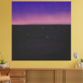 Schemering canvas afdruk (Insitu (Woonkamer))