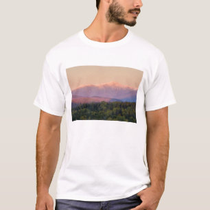 Schemering en Mount Washington in New Hampshire's T-shirt