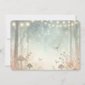 Schemering Fluisteringen van het Bos Bruiloft Save The Date (Achterkant)