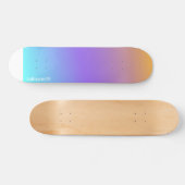 Schemering Zonsondergang Skateboard (Horizontaal)