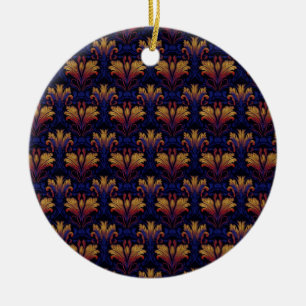 schemerweelde keramisch ornament
