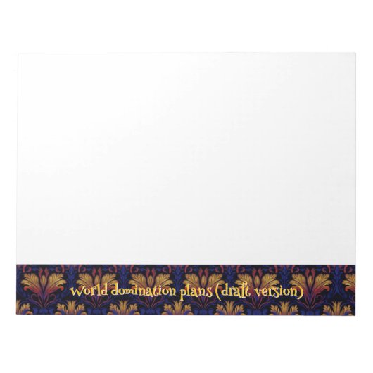 schemerweelde notitieblok (Voorkant)