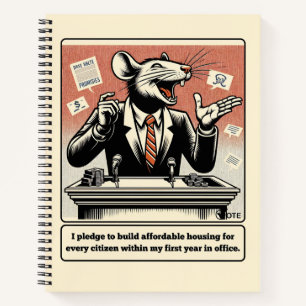 Scheming Tails: De medeplichtige rat politicus Notitieboek