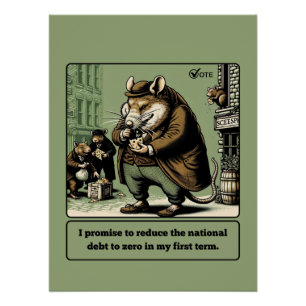 Scheming Tails: De medeplichtige rat politicus Perfect Poster
