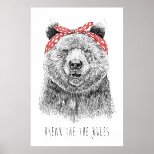 Schending van de regels poster