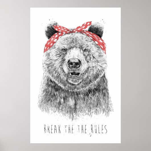 Schending van de regels poster (Voorkant)