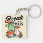 Schending van de regels sleutelhanger (Achterkant)