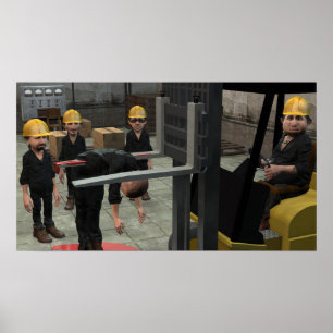 Schending van de veiligheid - Klein Poster