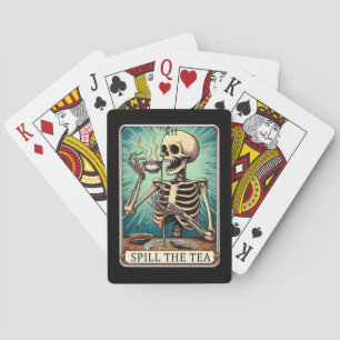 Schenk de thee Tarot Pokerkaarten
