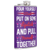 Schenk jezelf een Drink... Heupfles (Rechts)