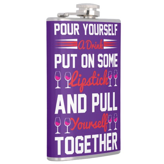 Schenk jezelf een Drink... Heupfles (Rechts)