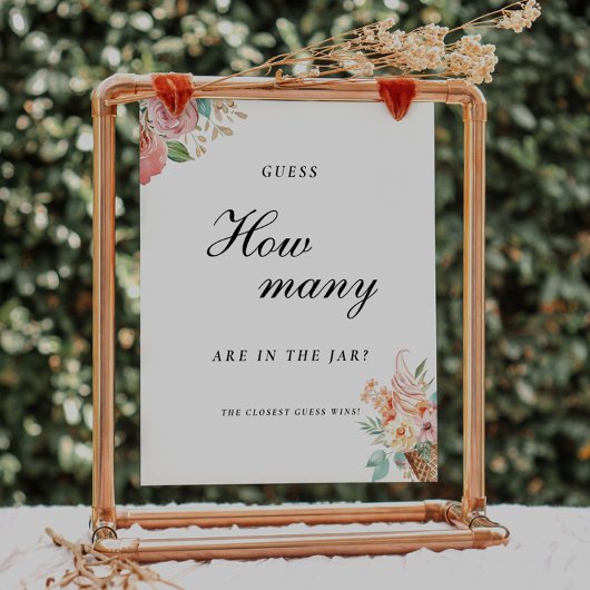 Schep op hoeveel Vrijgezellenfeest teken Poster