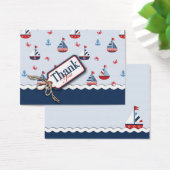 Schepen Ahoy! TY Gift Label Visitekaartje (Bureau)