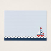 Schepen Ahoy! TY Gift Label Visitekaartje (Achterkant)