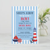 Schepen Ahoy ze hebben een jongen douche sproeier (Staand voorkant)