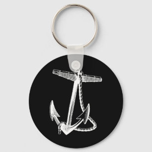 Schepen Anker Zeilen Marine Sleutelhanger