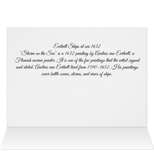 Schepen bij zee 1632 (Binnen Horizontaal (Boven))