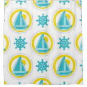 Schepen Douchegordijn (Voorkant)