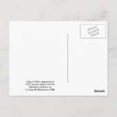 Schepen in de haven briefkaart (Achterkant)