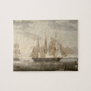 Schepen in Harbour, 1805 (olie op doek) Legpuzzel