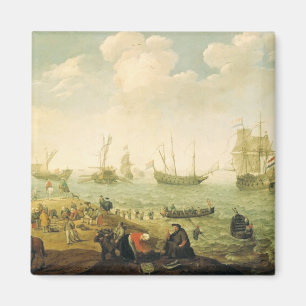 Schepen op een Nederlandse rede Magneet