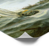 Schepen op Zee Poster (Hoek)