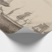 Schepen van 26 juni 1776 cadeaupapier (Hoek)