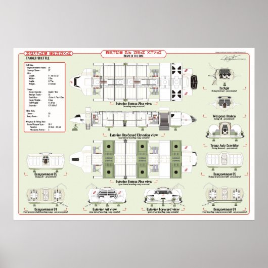 Schepen van de tankerref. Grafiek Poster (Voorkant)