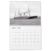 Schepen van de witte sterrenlijn kalender (Feb 2026)