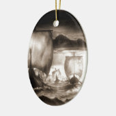 SCHEPEN VITEREN KERAMISCH ORNAMENT (Links)